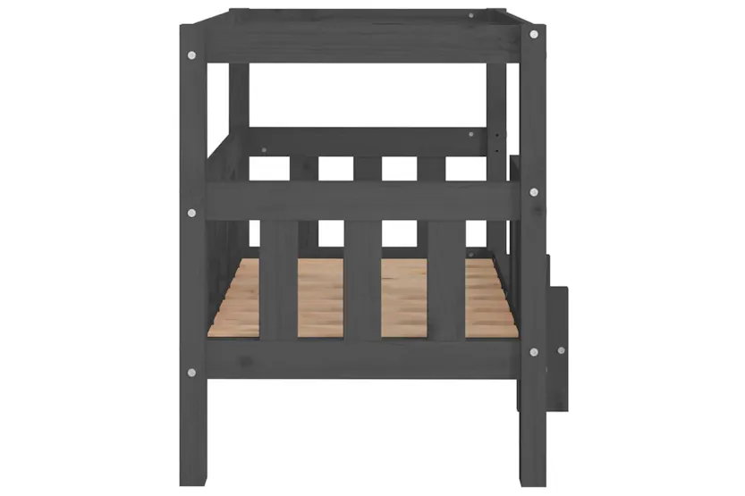 Vidaxl Dog Bed Grey 755x635x70 Cm Solid Wood Pine Vidaxl Dog Bed Grey 755x635x70 Cm Solid Wood Pine