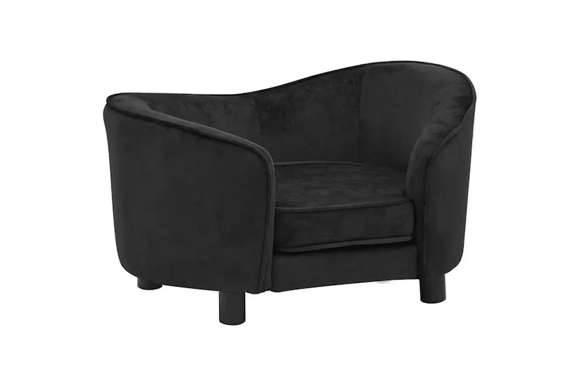 Vidaxl Dog Sofa Black 69x49x40 Cm Plush Vidaxl Dog Sofa Black 69x49x40 Cm Plush