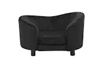Vidaxl Dog Sofa Black 69x49x40 Cm Plush Vidaxl Dog Sofa Black 69x49x40 Cm Plush