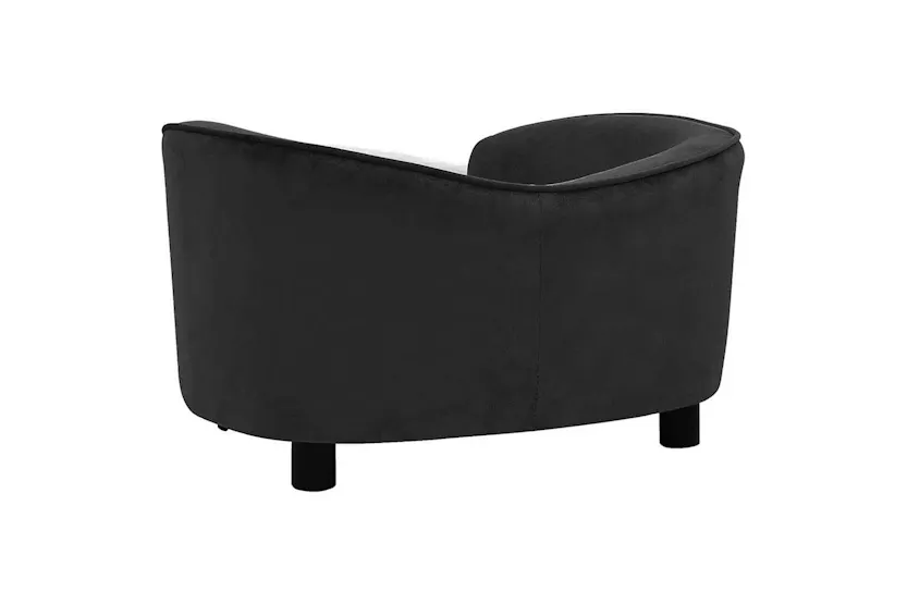 Vidaxl Dog Sofa Black 69x49x40 Cm Plush Vidaxl Dog Sofa Black 69x49x40 Cm Plush