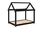Vidaxl Dog Bed Black 101x70x90 Cm Solid Wood Pine Vidaxl Dog Bed Black 101x70x90 Cm Solid Wood Pine