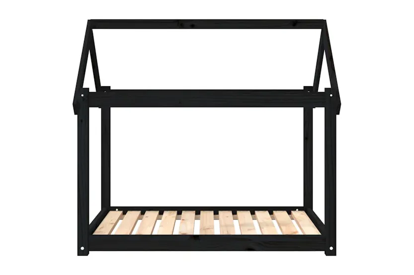 Vidaxl Dog Bed Black 101x70x90 Cm Solid Wood Pine Vidaxl Dog Bed Black 101x70x90 Cm Solid Wood Pine