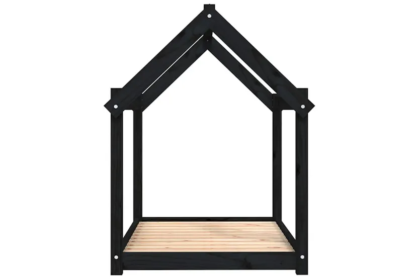 Vidaxl Dog Bed Black 101x70x90 Cm Solid Wood Pine Vidaxl Dog Bed Black 101x70x90 Cm Solid Wood Pine