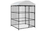 Vidaxl Outdoor Dog Kennel With Roof 150x150x210 Cm Vidaxl Outdoor Dog Kennel With Roof 150x150x210 Cm
