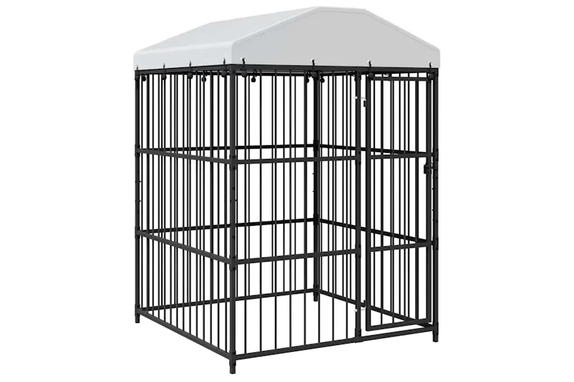 Vidaxl Outdoor Dog Kennel With Roof 150x150x210 Cm Vidaxl Outdoor Dog Kennel With Roof 150x150x210 Cm