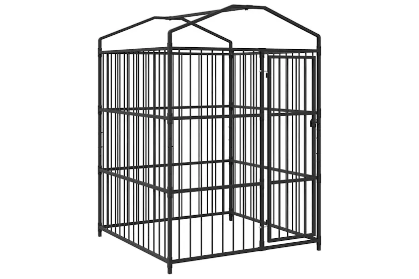 Vidaxl Outdoor Dog Kennel With Roof 150x150x210 Cm Vidaxl Outdoor Dog Kennel With Roof 150x150x210 Cm