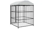 Vidaxl Outdoor Dog Kennel With Roof 150x150x210 Cm Vidaxl Outdoor Dog Kennel With Roof 150x150x210 Cm