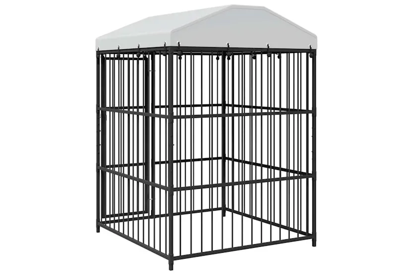 Vidaxl Outdoor Dog Kennel With Roof 150x150x210 Cm Vidaxl Outdoor Dog Kennel With Roof 150x150x210 Cm