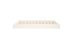 Vidaxl Dog Bed White 1015x74x9 Cm Solid Wood Pine Vidaxl Dog Bed White 1015x74x9 Cm Solid Wood Pine