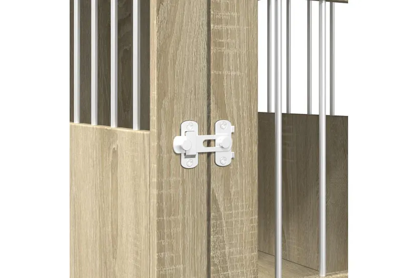 Vidaxl Dog Crate Furniture Sonoma Oak 55x75x65 Cm Engineered Wood Vidaxl Dog Crate Furniture Sonoma Oak 55x75x65 Cm Engineered Wood