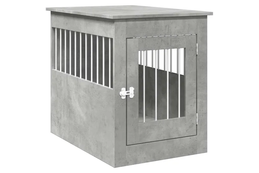 Vidaxl Dog Crate Furniture Concrete Grey 55x80x68 Cm Engineered Wood Vidaxl Dog Crate Furniture Concrete Grey 55x80x68 Cm Engineered Wood
