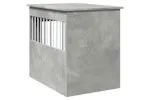 Vidaxl Dog Crate Furniture Concrete Grey 55x80x68 Cm Engineered Wood Vidaxl Dog Crate Furniture Concrete Grey 55x80x68 Cm Engineered Wood