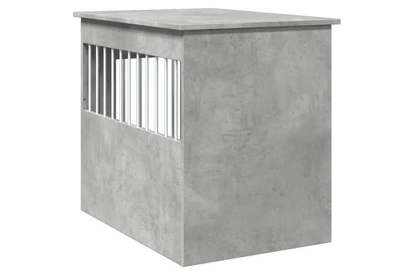 Vidaxl Dog Crate Furniture Concrete Grey 55x80x68 Cm Engineered Wood Vidaxl Dog Crate Furniture Concrete Grey 55x80x68 Cm Engineered Wood