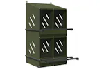 Vidaxl Chicken Nesting Box With 4 Compartments Olive Green Metal Vidaxl Chicken Nesting Box With 4 Compartments Olive Green Metal