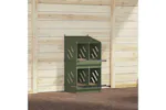 Vidaxl Chicken Nesting Box With 4 Compartments Olive Green Metal Vidaxl Chicken Nesting Box With 4 Compartments Olive Green Metal