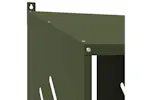 Vidaxl Chicken Nesting Box With 4 Compartments Olive Green Metal Vidaxl Chicken Nesting Box With 4 Compartments Olive Green Metal