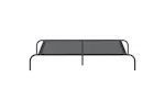 Vidaxl Elevated Dog Bed Black 130x80x20 Cm Textilene And Steel Vidaxl Elevated Dog Bed Black 130x80x20 Cm Textilene And Steel