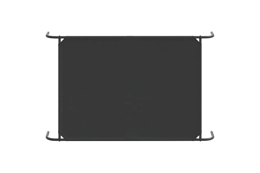 Vidaxl Elevated Dog Bed Black 150x90x20 Cm Oxford Fabric And Steel Vidaxl Elevated Dog Bed Black 150x90x20 Cm Oxford Fabric And Steel