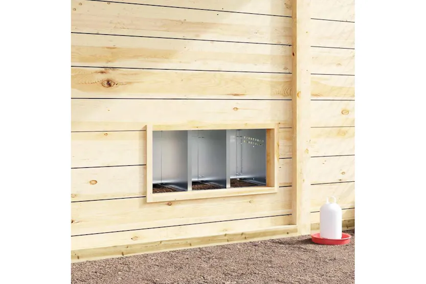 Vidaxl Chicken Nesting Box 3 Compartments With Legs Galvanised Steel Vidaxl Chicken Nesting Box 3 Compartments With Legs Galvanised Steel