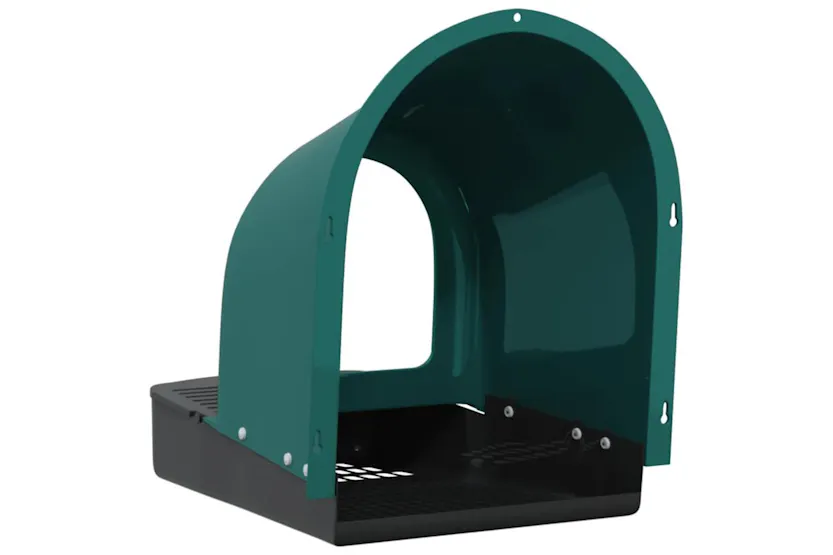 Vidaxl Chicken Nesting Boxes 4 Pcs Wall-mounted Dark Green Plastic Vidaxl Chicken Nesting Boxes 4 Pcs Wall-mounted Dark Green Plastic