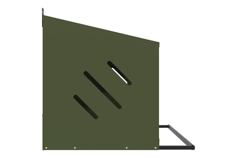 Vidaxl Chicken Nesting Box With 3 Compartments Olive Green Metal Vidaxl Chicken Nesting Box With 3 Compartments Olive Green Metal