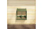 Vidaxl Chicken Nesting Box With 2 Compartments Olive Green Metal Vidaxl Chicken Nesting Box With 2 Compartments Olive Green Metal