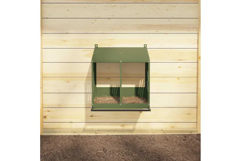 Vidaxl Chicken Nesting Box With 2 Compartments Olive Green Metal Vidaxl Chicken Nesting Box With 2 Compartments Olive Green Metal