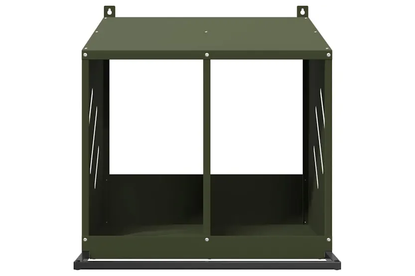 Vidaxl Chicken Nesting Box With 2 Compartments Olive Green Metal Vidaxl Chicken Nesting Box With 2 Compartments Olive Green Metal
