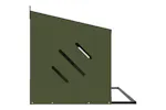 Vidaxl Chicken Nesting Box With 2 Compartments Olive Green Metal Vidaxl Chicken Nesting Box With 2 Compartments Olive Green Metal