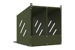 Vidaxl Chicken Nesting Box With 2 Compartments Olive Green Metal Vidaxl Chicken Nesting Box With 2 Compartments Olive Green Metal
