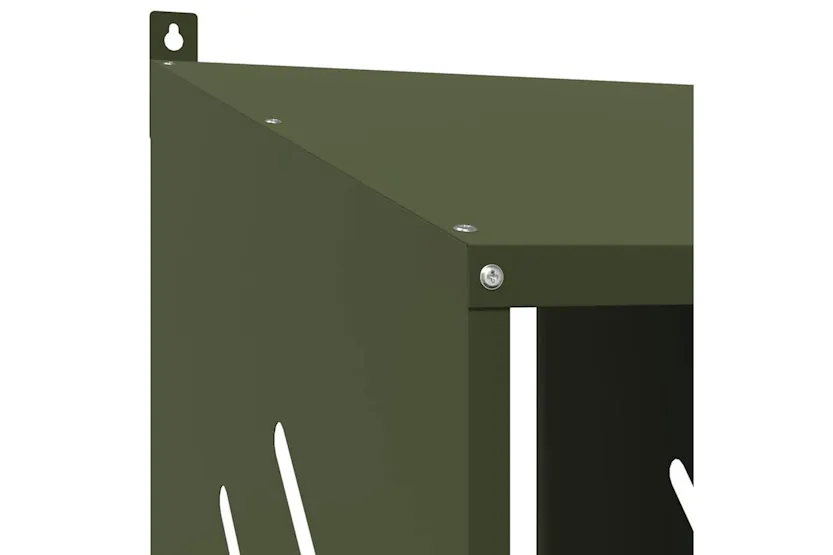 Vidaxl Chicken Nesting Box With 6 Compartments Olive Green Metal Vidaxl Chicken Nesting Box With 6 Compartments Olive Green Metal