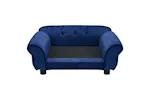 Vidaxl Dog Sofa Blue 72x45x30 Cm Plush Vidaxl Dog Sofa Blue 72x45x30 Cm Plush