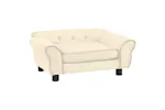 Vidaxl Dog Sofa Cream 72x45x30 Cm Plush Vidaxl Dog Sofa Cream 72x45x30 Cm Plush