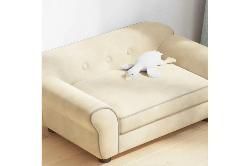Vidaxl Dog Sofa Cream 72x45x30 Cm Plush Vidaxl Dog Sofa Cream 72x45x30 Cm Plush