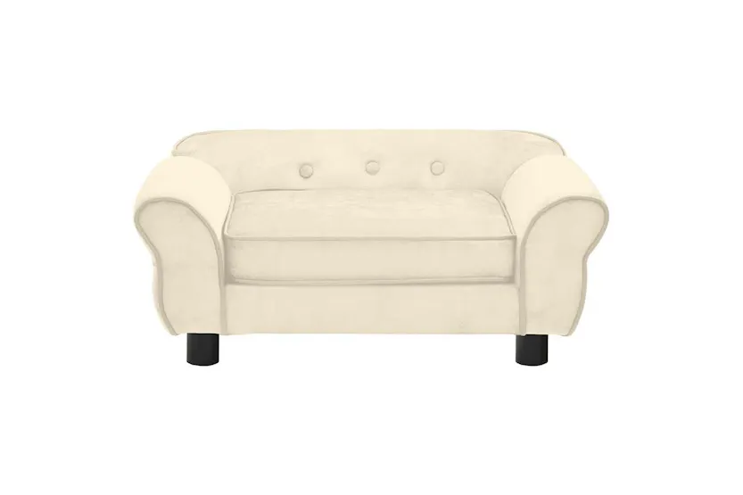 Vidaxl Dog Sofa Cream 72x45x30 Cm Plush Vidaxl Dog Sofa Cream 72x45x30 Cm Plush