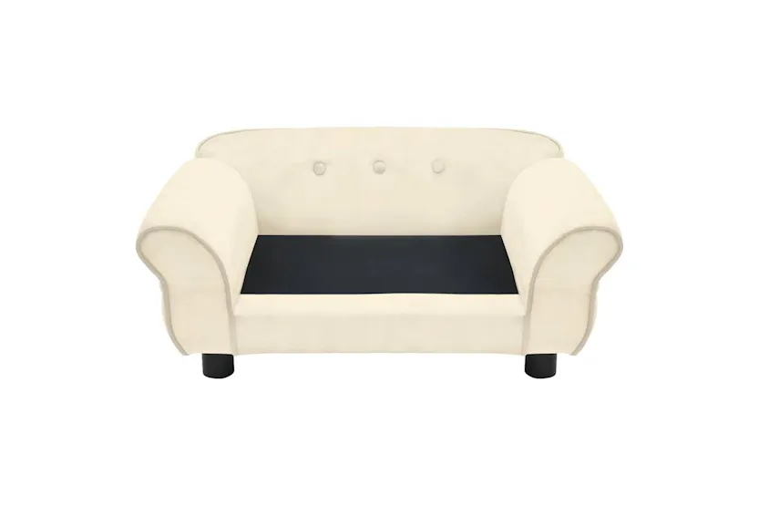 Vidaxl Dog Sofa Cream 72x45x30 Cm Plush Vidaxl Dog Sofa Cream 72x45x30 Cm Plush