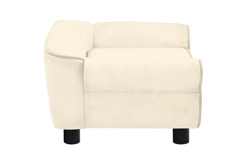 Vidaxl Dog Sofa Cream 72x45x30 Cm Plush Vidaxl Dog Sofa Cream 72x45x30 Cm Plush