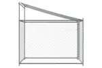 Vidaxl Dog Cage With Roof And Door Grey 2x2x2 M Galvanised Steel Vidaxl Dog Cage With Roof And Door Grey 2x2x2 M Galvanised Steel