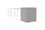 Vidaxl Chicken Cage With Run Light Grey 165x659x181 Cm Galvanised Steel Vidaxl Chicken Cage With Run Light Grey 165x659x181 Cm Galvanised Steel