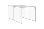 Vidaxl Chicken Cage With Run Anthracite 117x813x123 Cm Galvanised Steel Vidaxl Chicken Cage With Run Anthracite 117x813x123 Cm Galvanised Steel