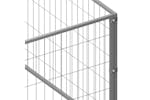 Vidaxl Dog Kennel Silver 12 M Steel Vidaxl Dog Kennel Silver 12 M Steel
