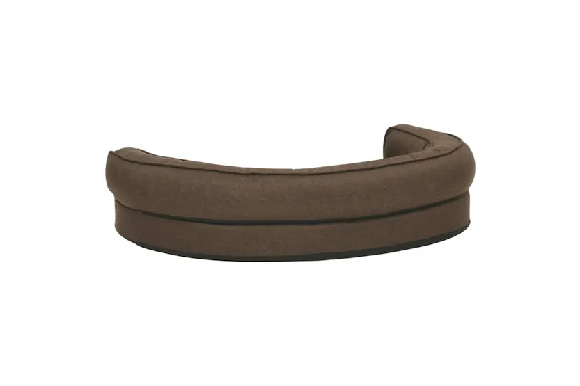 Vidaxl Ergonomic Dog Bed Mattress 75x53 Cm Linen Look Brown Vidaxl Ergonomic Dog Bed Mattress 75x53 Cm Linen Look Brown