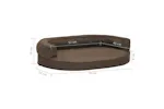 Vidaxl Ergonomic Dog Bed Mattress 75x53 Cm Linen Look Brown Vidaxl Ergonomic Dog Bed Mattress 75x53 Cm Linen Look Brown