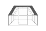 Vidaxl Outdoor Chicken Cage 3x6x2 M Galvanised Steel Vidaxl Outdoor Chicken Cage 3x6x2 M Galvanised Steel