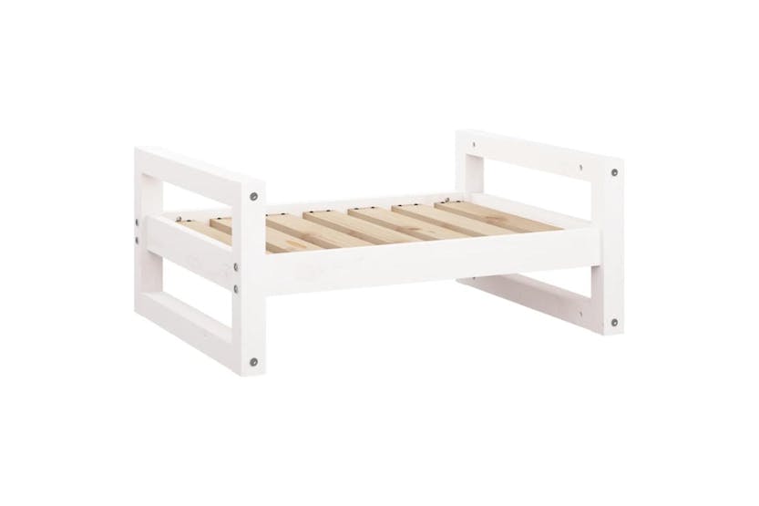 Vidaxl Dog Bed White 655x505x28 Cm Solid Pine Wood Vidaxl Dog Bed White 655x505x28 Cm Solid Pine Wood