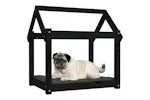 Vidaxl Dog Bed Black 71x55x70 Cm Solid Wood Pine Vidaxl Dog Bed Black 71x55x70 Cm Solid Wood Pine