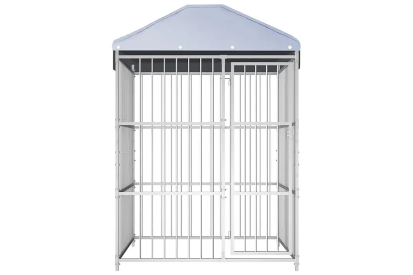 Vidaxl Outdoor Dog Kennel With Roof 150x150x200 Cm Vidaxl Outdoor Dog Kennel With Roof 150x150x200 Cm