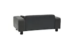 Vidaxl Dog Sofa Dark Grey 81x43x31 Cm Plush And Faux Leather Vidaxl Dog Sofa Dark Grey 81x43x31 Cm Plush And Faux Leather