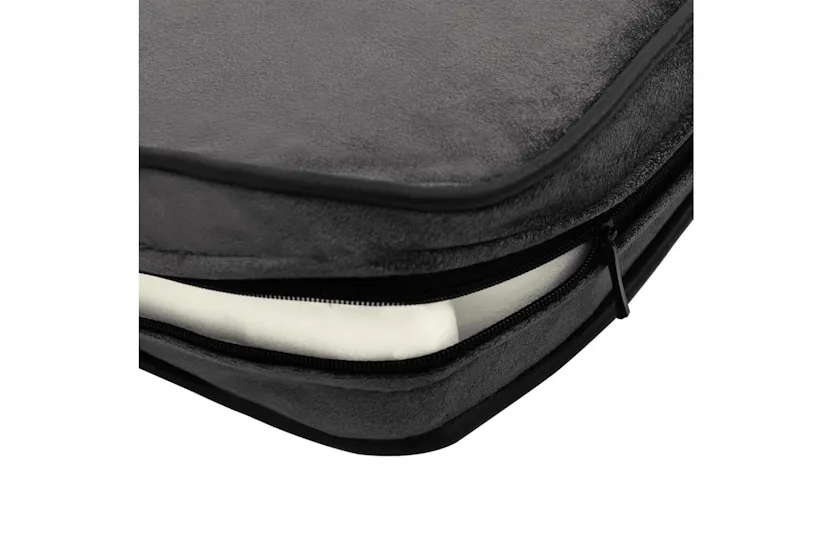 Vidaxl Dog Sofa Dark Grey 81x43x31 Cm Plush And Faux Leather Vidaxl Dog Sofa Dark Grey 81x43x31 Cm Plush And Faux Leather