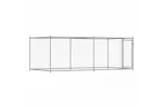 Vidaxl Dog Cage With Door Grey 4x2x15 M Galvanised Steel Vidaxl Dog Cage With Door Grey 4x2x15 M Galvanised Steel